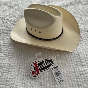 Justin hat, worn once - I bought the wrong size